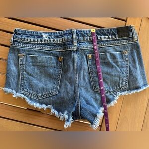 RVCA low rise relaxed jean shorts